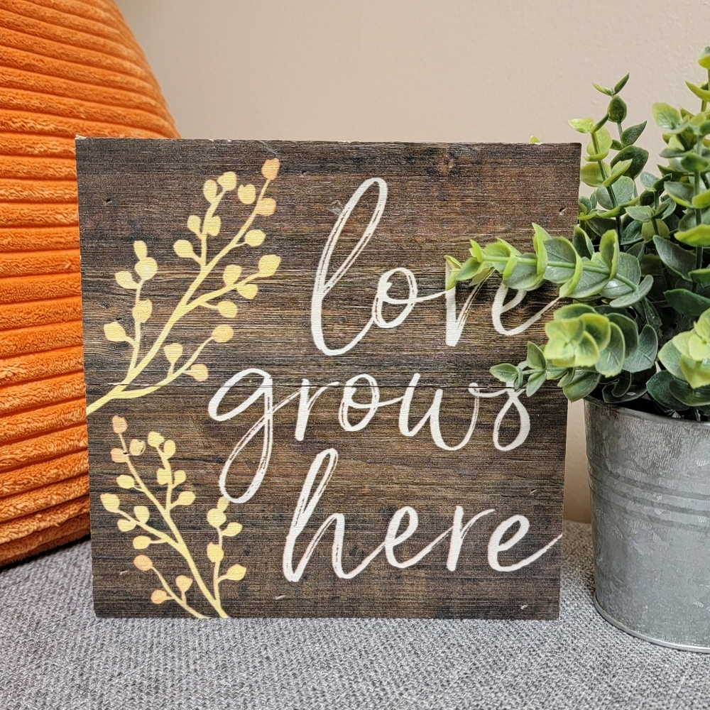 Rustic Wooden Sign